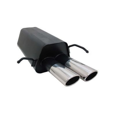 Novus Sportauspuff für Mercedes CLK W209 2x85/58mm AM-Design mit ABE