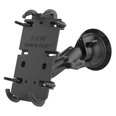 RAM Mounts Universal Quick-Grip Saugfuss-Smartphonehalterung