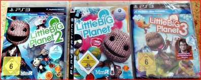 PS3 LITTLE BIG PLANET 3Games: Little Big Planet 1 + 2 + 3 NEU * Auswahl