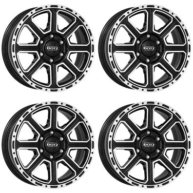 4 Felgen Dotz Kalahari dark 8.0Jx18 6x139.7 für Volkswagen Amarok