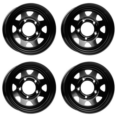 4 Felgen Dotz Dakar dark 7.0Jx15 6x139.7 für Mazda B