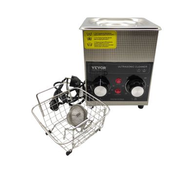 VEVOR Ultraschallreiniger 2 L 60 W digital mit Heizfunktion, Timer und Korb