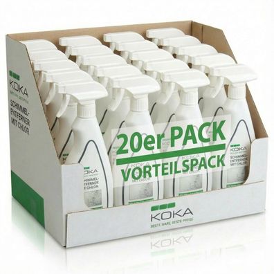 20x KOKA Schimmelentferner Aktiv Chlor Wand Anti Schimmel-Spray Schimmelreiniger