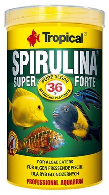 Tropical Super Spirulina Forte Flockenfutter 1000ml Futter mit 36% Spirulina