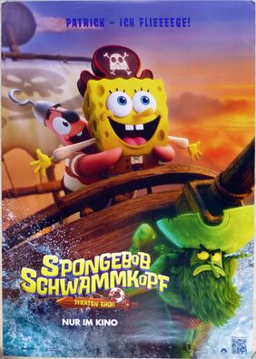 Spongebob Schwammkopf Piraten Ahoi!- Original Kinoplakat A0 -Teasermotiv - Filmposter