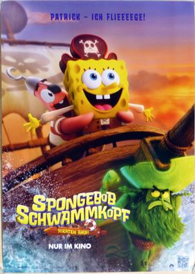 Spongebob Schwammkopf Piraten Ahoi!- Original Kinoplakat A1 -Teasermotiv - Filmposter