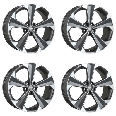 4 Oxigin Felgen 22 OXRS 9.0x20 ET38 5x114.3 TITANP für Infiniti Q50 Q60