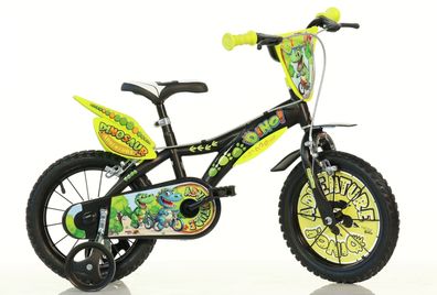 T- Rex Jungen Kinderfahrrad Dinosaurier Jungenfahrrad - 16 Zoll | TÜV geprüft