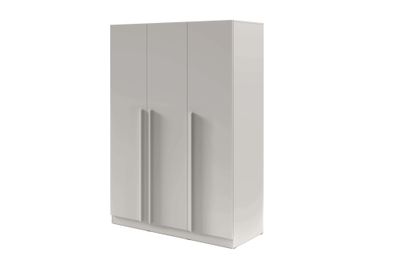 Kleiderschrank BRAGA BR2S 3 türiger Drehtürenschrank 150 cm - Platingrau