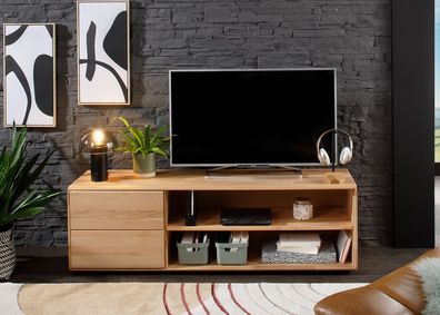 TV Board 149x47cm "Messina" Kernbuche massiv AV