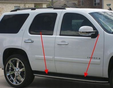 2007-2014 GMC YUKON YUKON XL – Seitliche Chromleisten für Türen