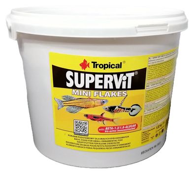 Tropical Supervit mini Flakes 3 Liter für kleine Fische