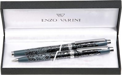 Enzo Varini Taormina XL Set FH/Kugelschreiber grau im Etui