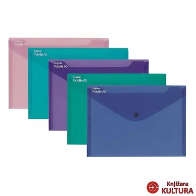 Snopake Dokumententasche Polyfile A5 electra sortiert 1 Stück