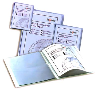 Buch, transparent A 5 mit 20 Klarsichthüllen, starker Einband SN-11941