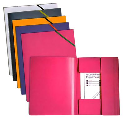 Aktenmappe FileLastic A4 Classic-Farben sortiert für bis zu 30 mm