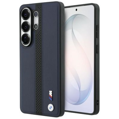 BMW MagSafe Hülle Galaxy S26 Ultra Kunstleder blau Streifen schwarz Logo Metall