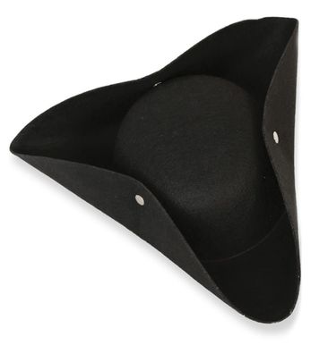 Hut Piraten Dreispitz schwarz