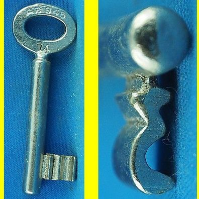 Börkey - Zimmertür Einsteckschloss Schlüssel 945 System Fliether (KFV) Profil 74