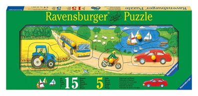 Fahrzeuge und Boote Holzpuzzle