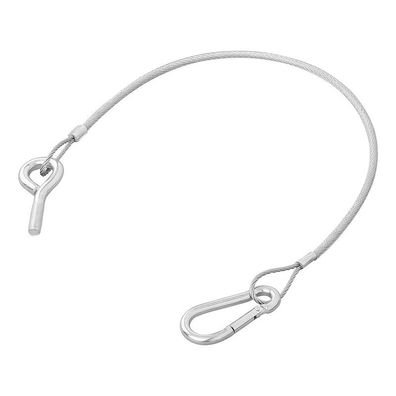 Heckklappenkabel 42 cm – 2x M8 und Karabiner