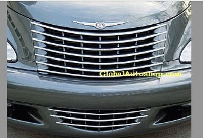 Chrysler PT Cruiser - Grill Zierleisten Chrom Stoßstangengrill Tuning