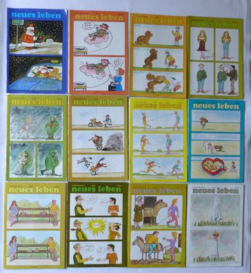neues leben 12 / 1980 , 1 / 1981 , 5 / 1984 , 2/4/5 - 10/12 / 1985 ,1 - 12 / 1986 DDR
