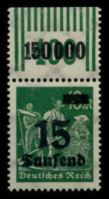 Deutsches REICH 1923 INFLA Nr 279bW OR 2-9-2 postfrisch X72B6AA
