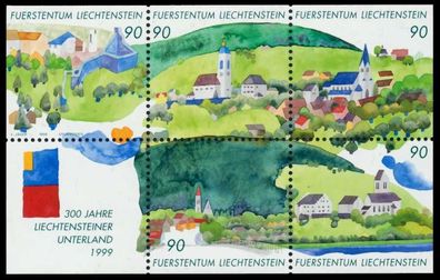 Liechtenstein BLOCK Kleinbogen Block 16 postfrisch S27A8CE