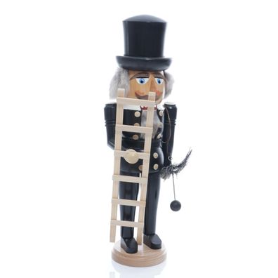 Nußknacker Essenkehrer mit Leiter Höhe= 40cm NEU Weihnachten Seiffen Nutcracker