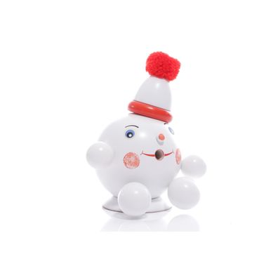 Räucherfigur Räucherschneeball rot BxHxT ca 13 x 14 x 10cm NEU Rauchmann