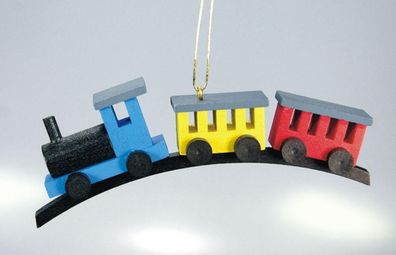 Baumbehang Holzeisenbahn BxHxT 9x2,5x1,5cm NEU Christbaum Christbaumschmuck