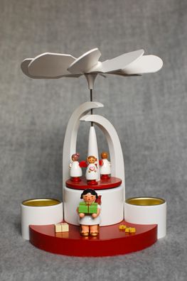 Pyramide Engel Höhe ca 20 cm NEU Weihnachten Baum Figur Holz Seiffen Erzgebirge