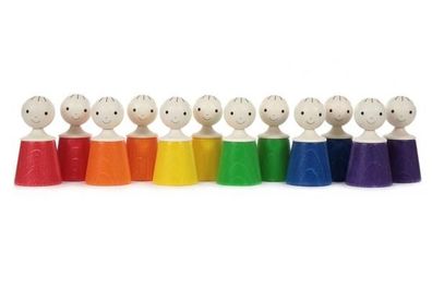 Holzspielzeug Hörspiel Klangkinder LxBxH 180x30x185mm NEU Hören Musik Singen