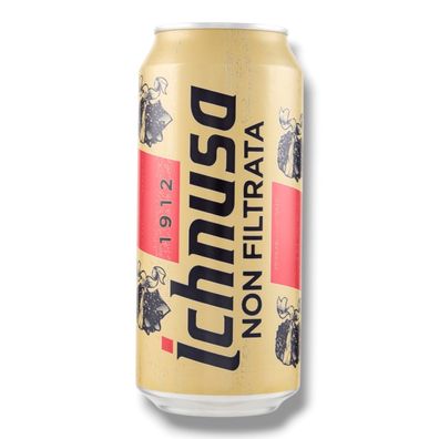 Ichnusa Non Filtrata 24 x 0,5l- Ungefiltertes Lagerbier Dose