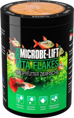 ARKA Microbe Lift - Vita Flakes 1000ml Futter Flockenfutter für Zierfische