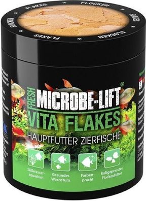 ARKA Microbe Lift - Vita Flakes 250ml Futter Flockenfutter für Zierfische