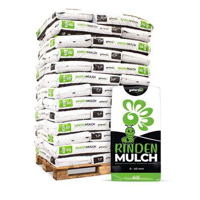 Galamio Rindenmulch 0 - 40 mm 60l x 39 Sack 2340l Palette