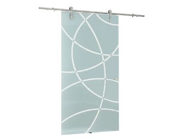 Glaszentrum Hagen Glasschiebetür 2050x775x8 mm Zirkula, ESG