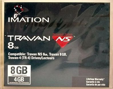 Imation TRAVAN NS 8GB Tape Cartridge Speicherband Kassette