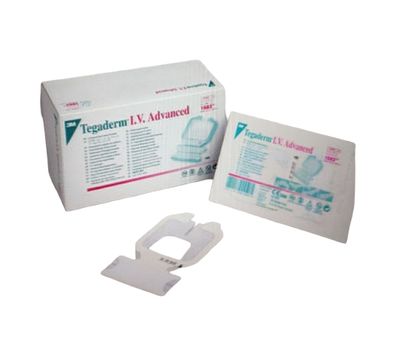 3M Tegaderm I.V. Advanced Fixierpflaster 6,5x7 cm Transparent