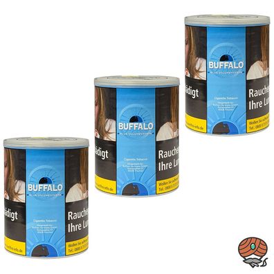 Buffalo Blue / Blau Volumentabak - Stopftabak Dose 3x 75g