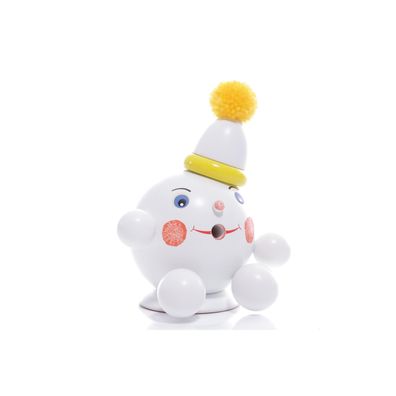 Rauchmann Räucherfigur Räucherschneeball gelb BxHxT ca 13 x 14 x 10cm NEU