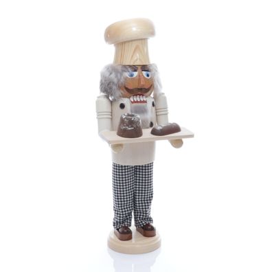 Nußknacker Bäcker mit Kuchenbrett Höhe= 40cm NEU Weihnachten Seiffen Nutcracker