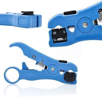 Rosfix Abisolierzange Manuell – Präzision aus Metall | 124,6×37 mm, 95 g