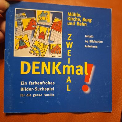 Mühle, Kirche, Burg und Bahn Zweimal Denkmal Ein farbenfrohes Bilder Suchspiel