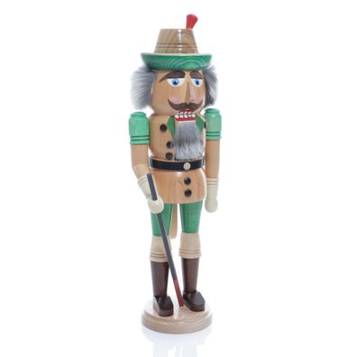 Nußknacker Förster mit Gewehr Höhe= 40cm NEU Weihnachten Seiffen Nutcracker