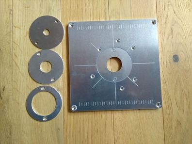 Frästisch Einlegeplatte Oberfräse Festool OF1010 EBQ + 4 Einlegeringen