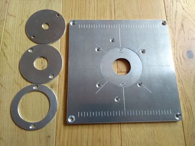 Frästisch Einlegeplatte Oberfräse Festool OF1010 REBQ + 4 Einlegeringen