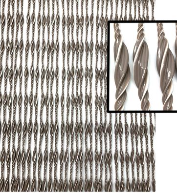 Tür-Vorhang 100x220cm Vorhang Fliegenschutz Insektenschutz Streifenvorhang PVC